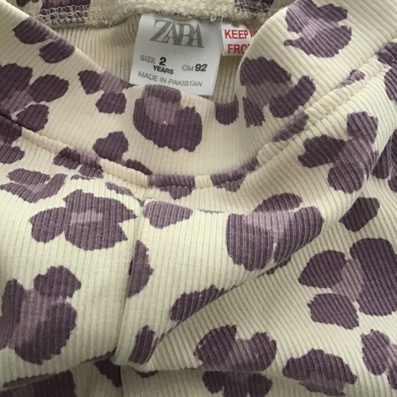 Zara toddler girl leggings Size 2T - Picture 3 of 3